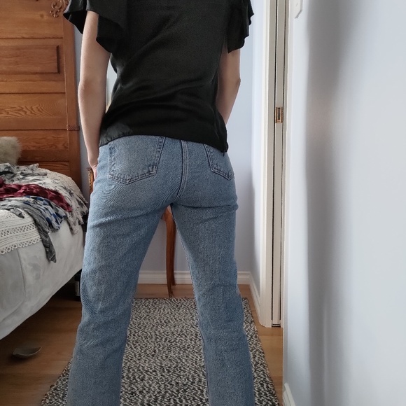 Black Silk Top - Picture 3 of 5